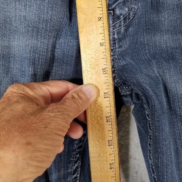 Levi's 559 jeans men's 36x30 relaxed fit straight blue stretch denim pants - Picture 6 of 14